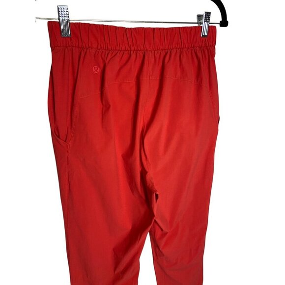 Lululemon Your True Trouser High Rise Crop Red-sz 6 - Picture 10 of 11
